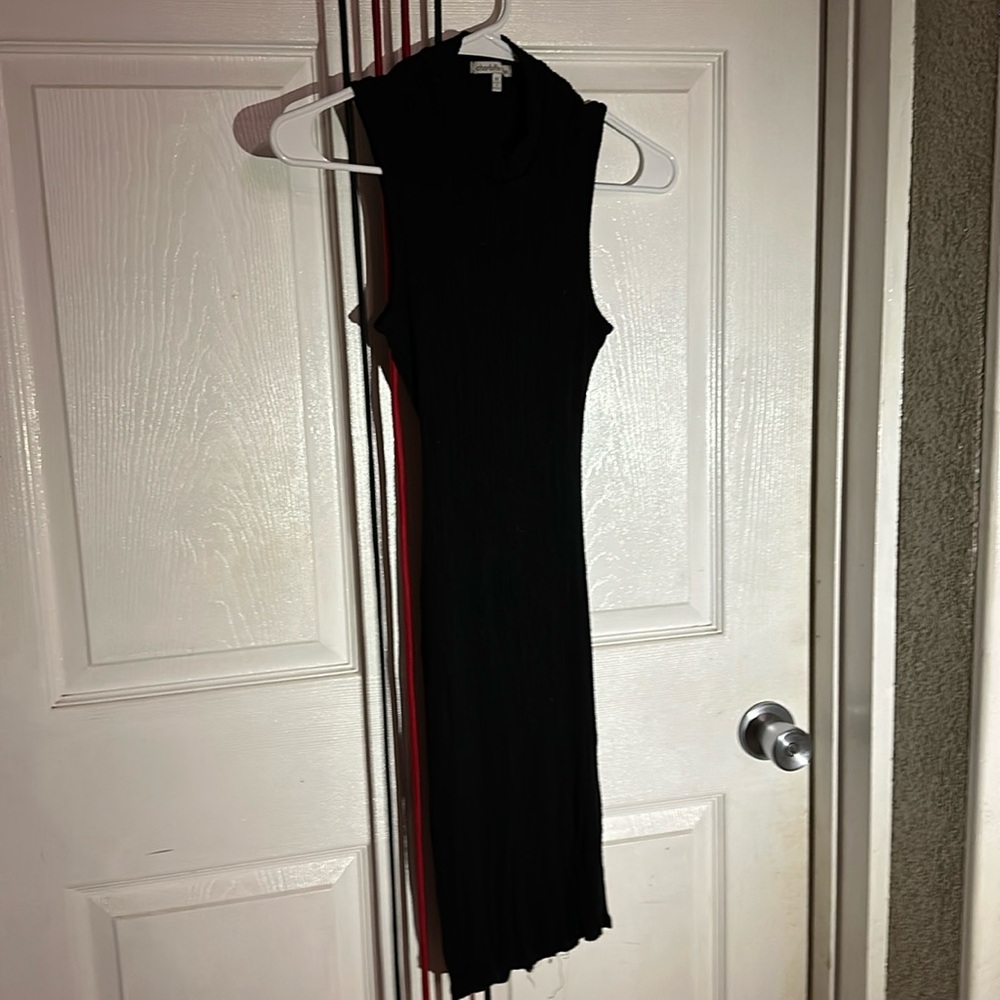 Charlotte Russe black sweater dress size M
